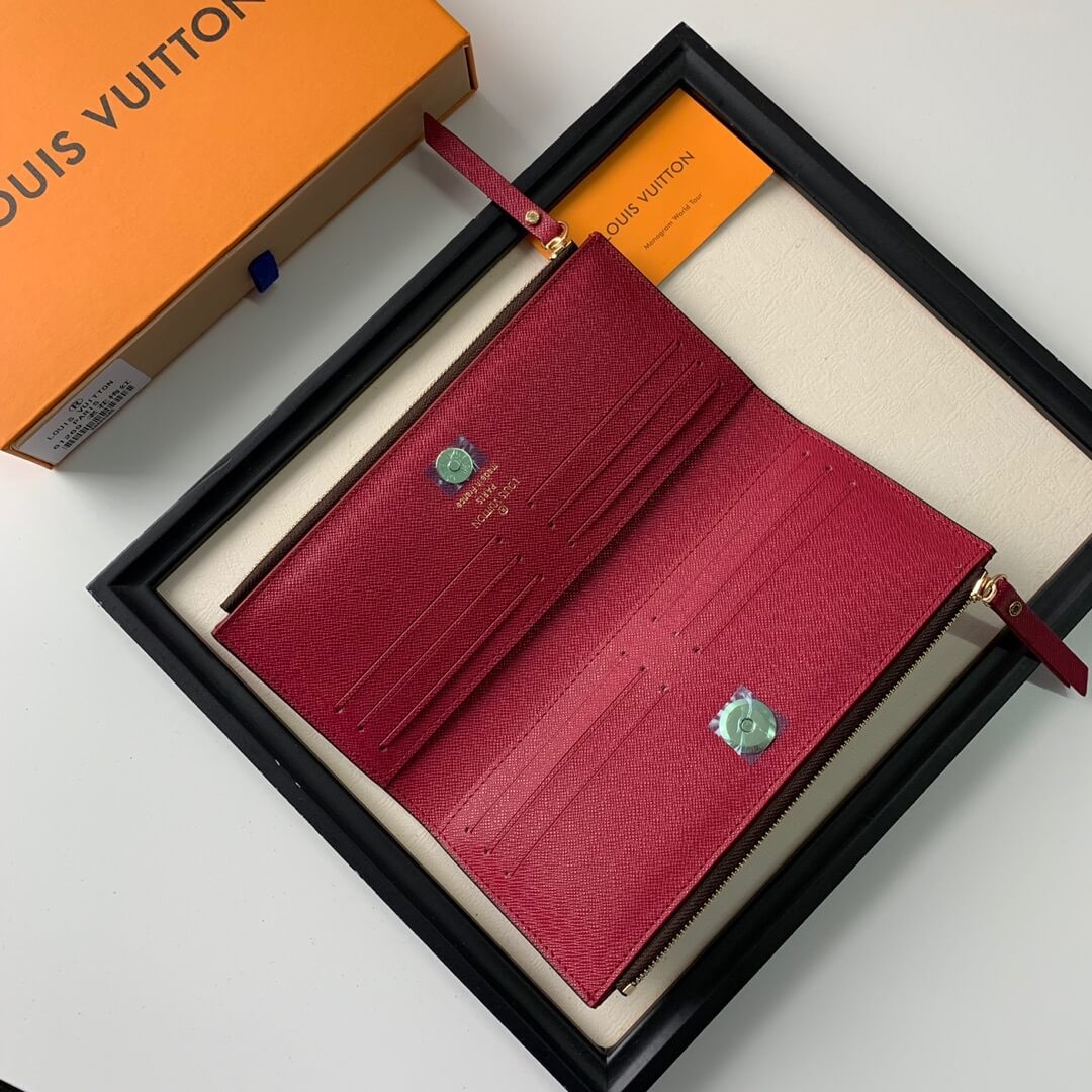LOUIV Wallet Double Zippers