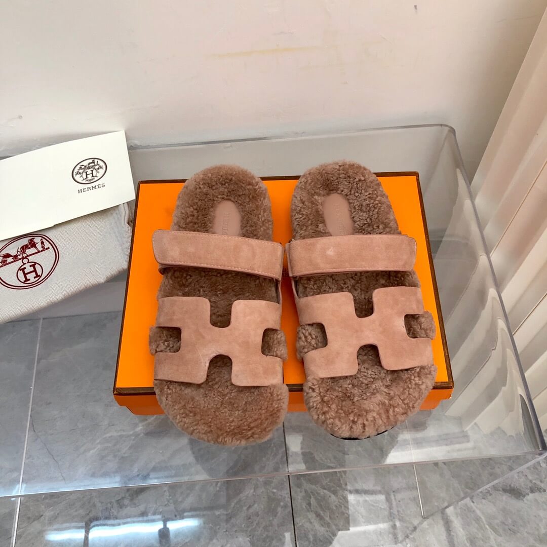 HM Birkenstocks Fur