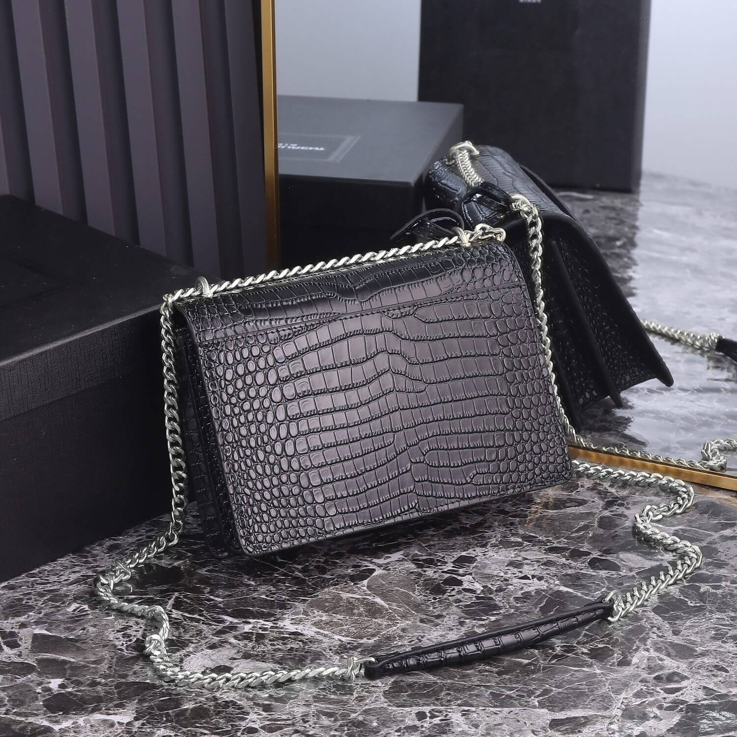 YSL Sunset Croc