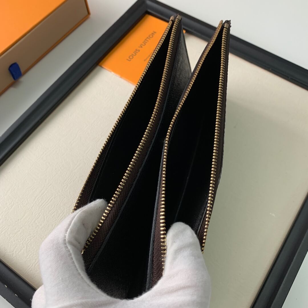 LOUIV Wallet Double Zippers