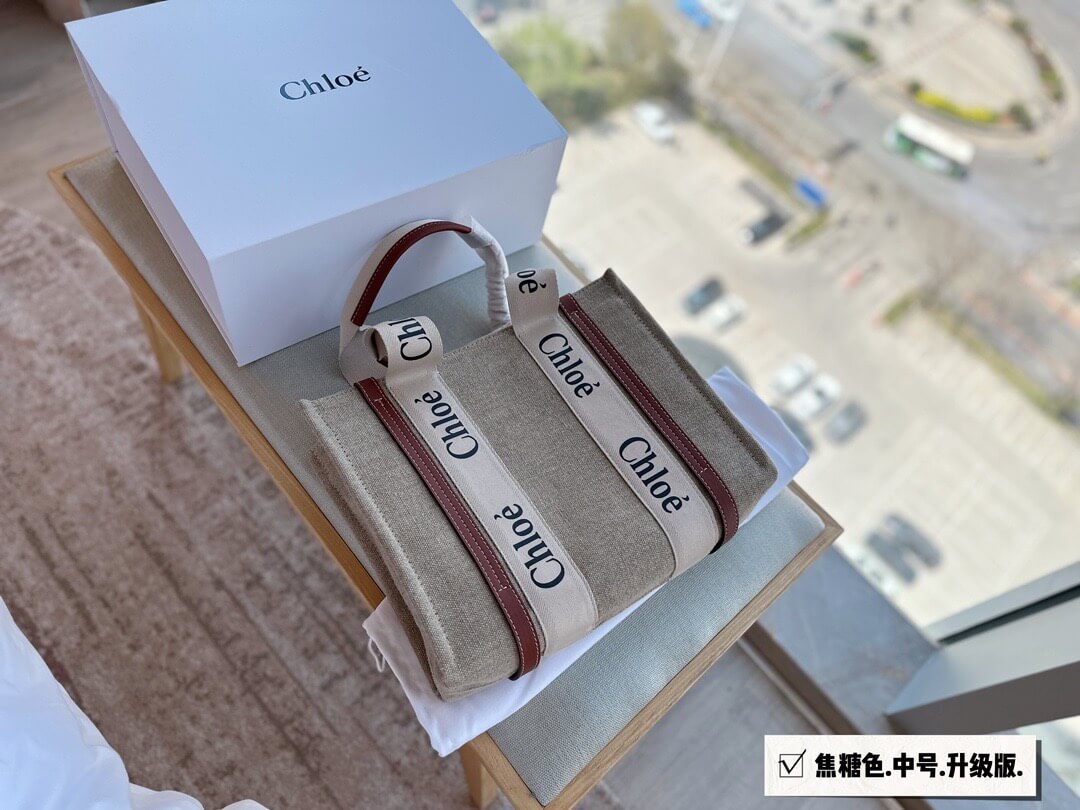 Chloe Woody Tote Medium