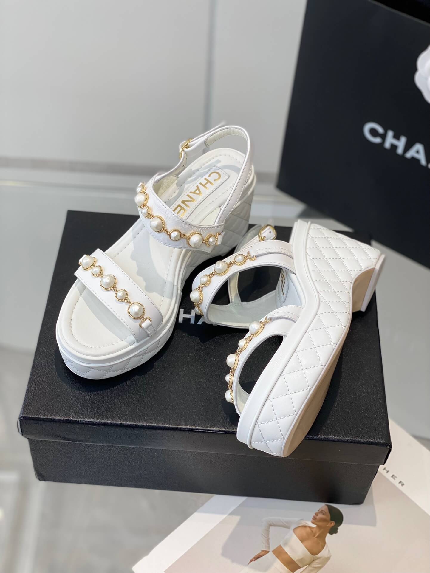 CC Platform Sandals