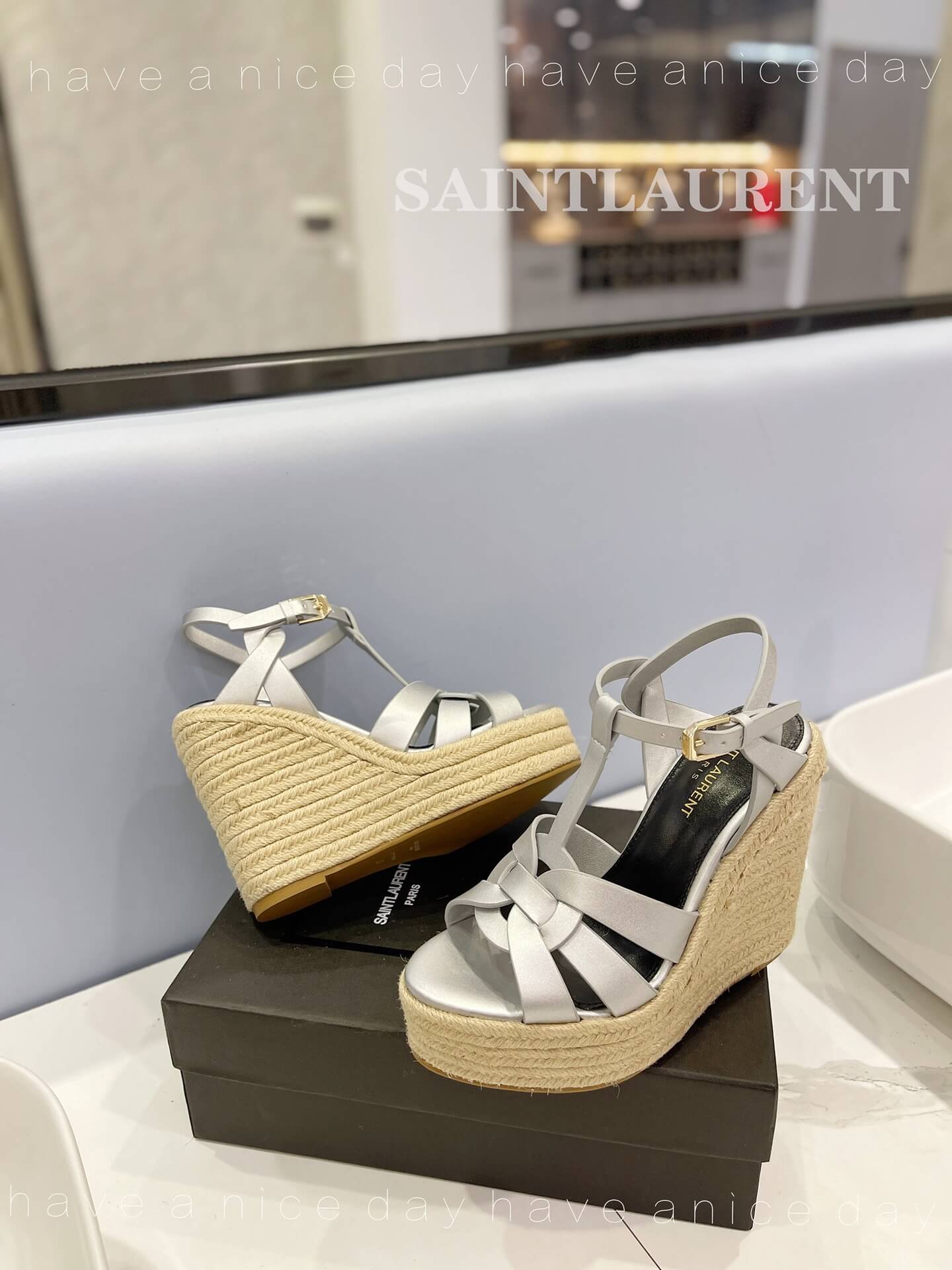 YSL Tribute Wedges