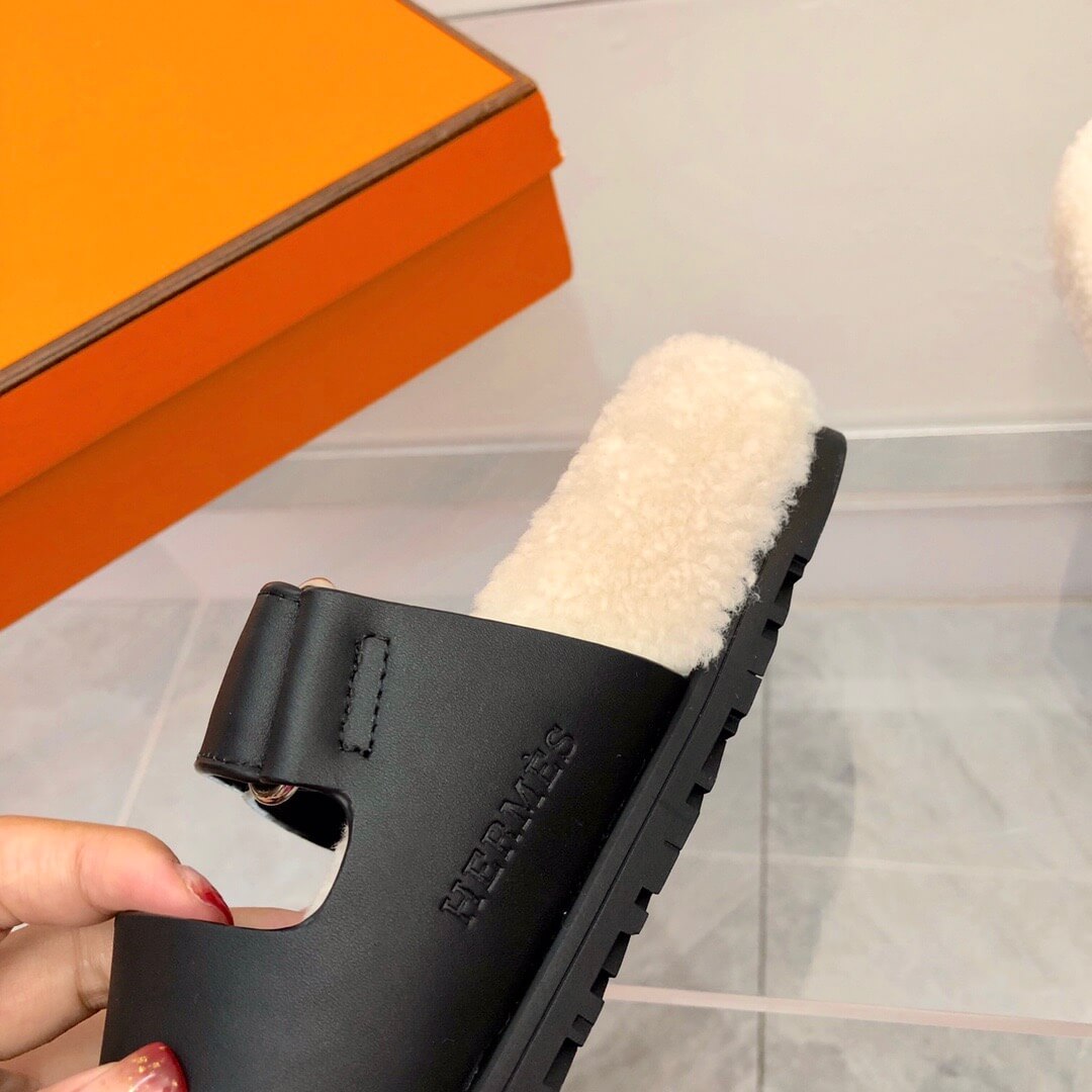 HM Birkenstocks Fur