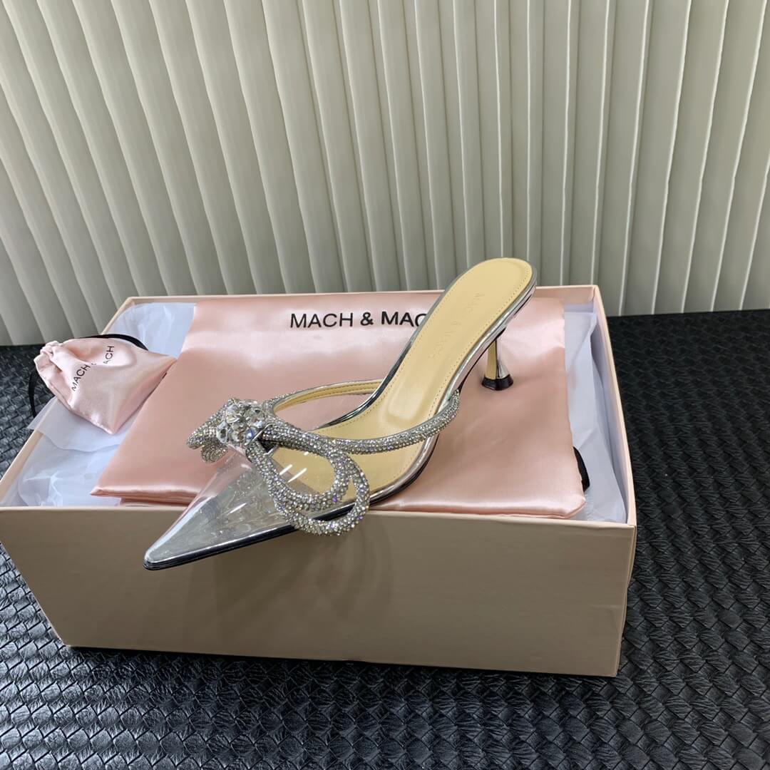 Mach & Mach Double Bow Low Heels