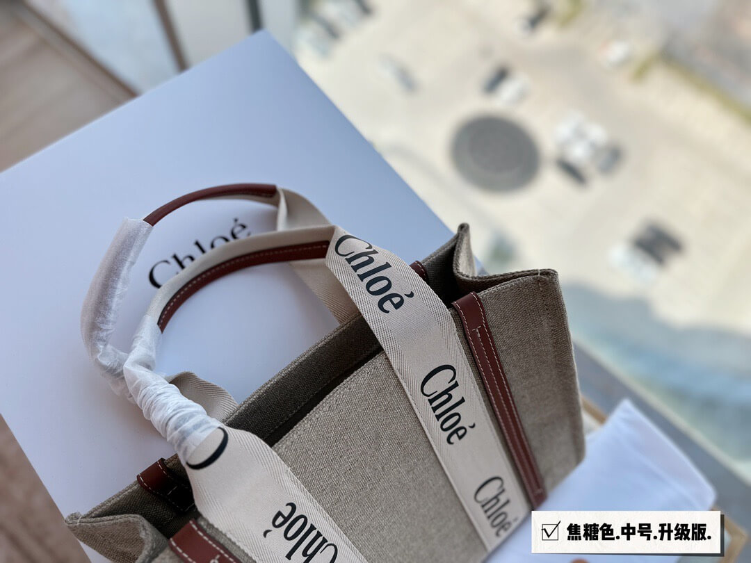 Chloe Woody Tote Medium