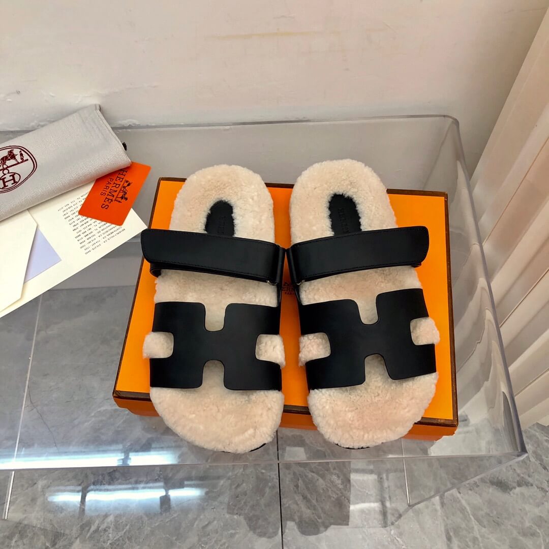 HM Birkenstocks Fur