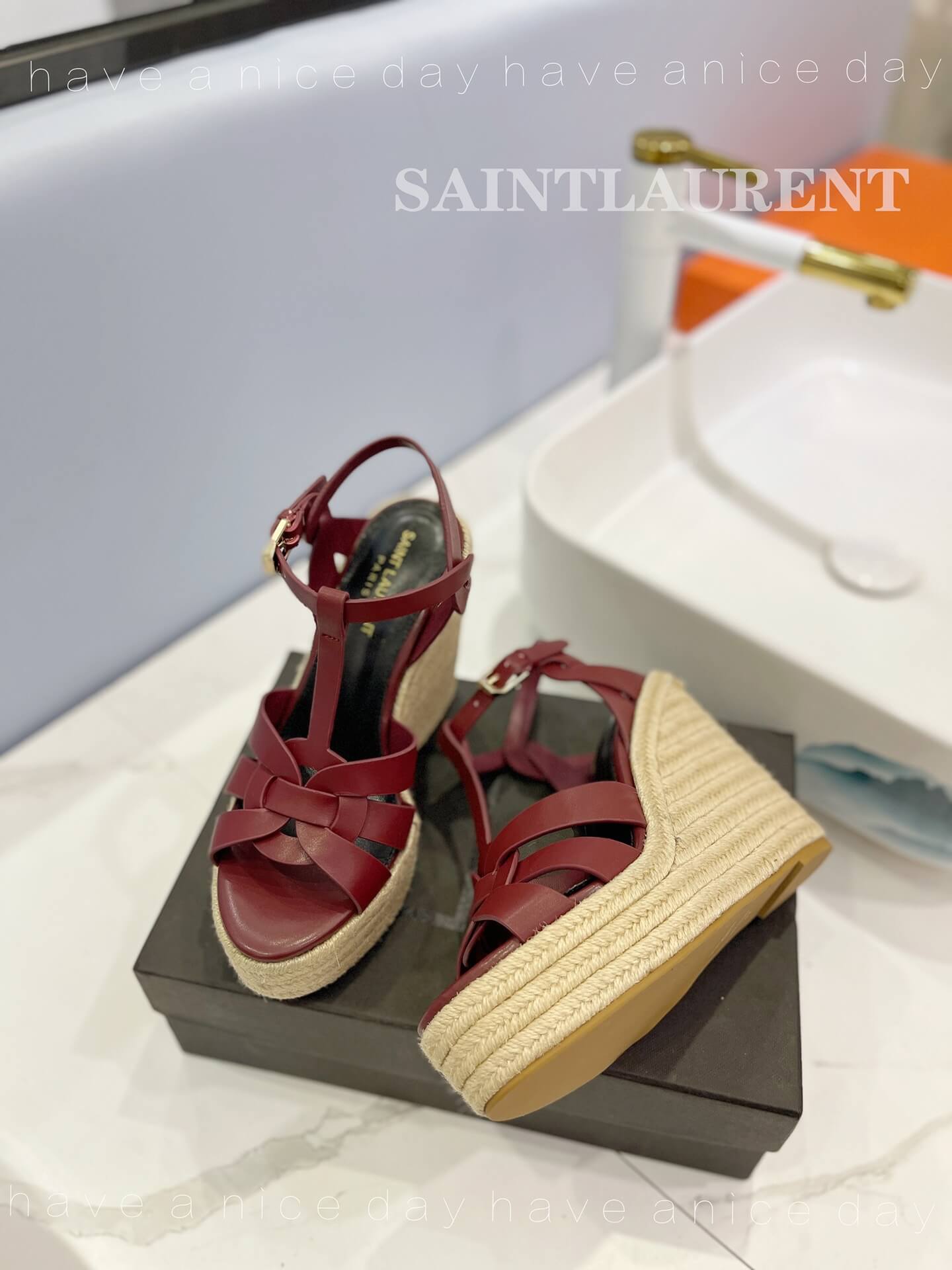 YSL Tribute Wedges