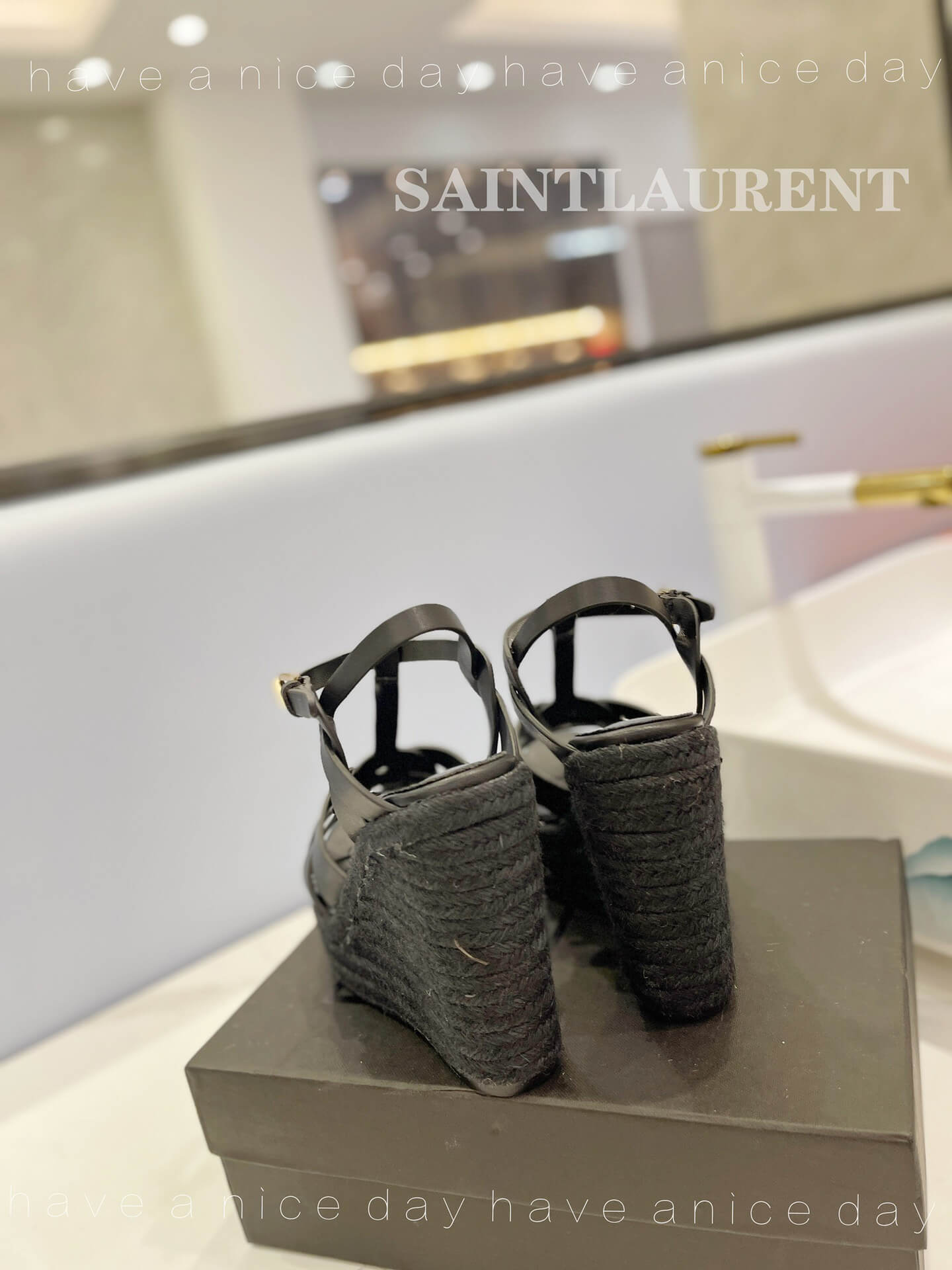 YSL Tribute Wedges