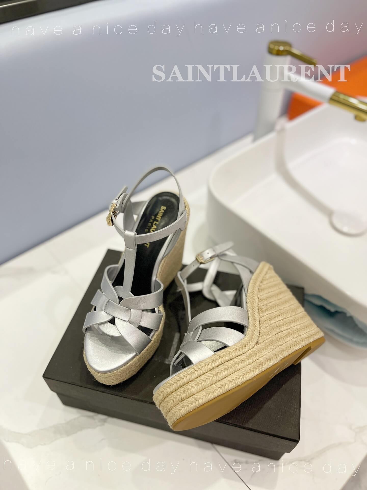 YSL Tribute Wedges