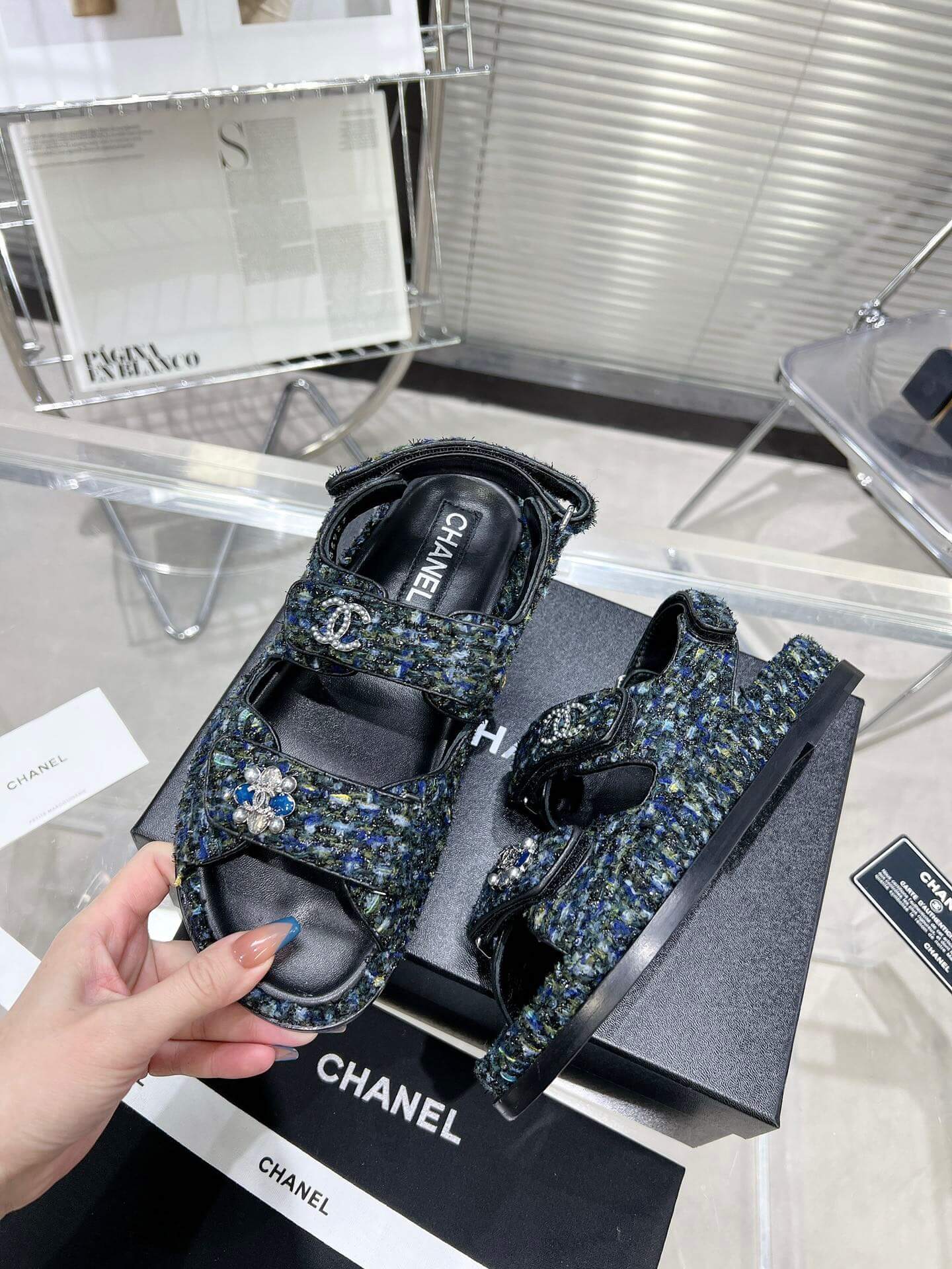 CC Birkenstocks Tweed