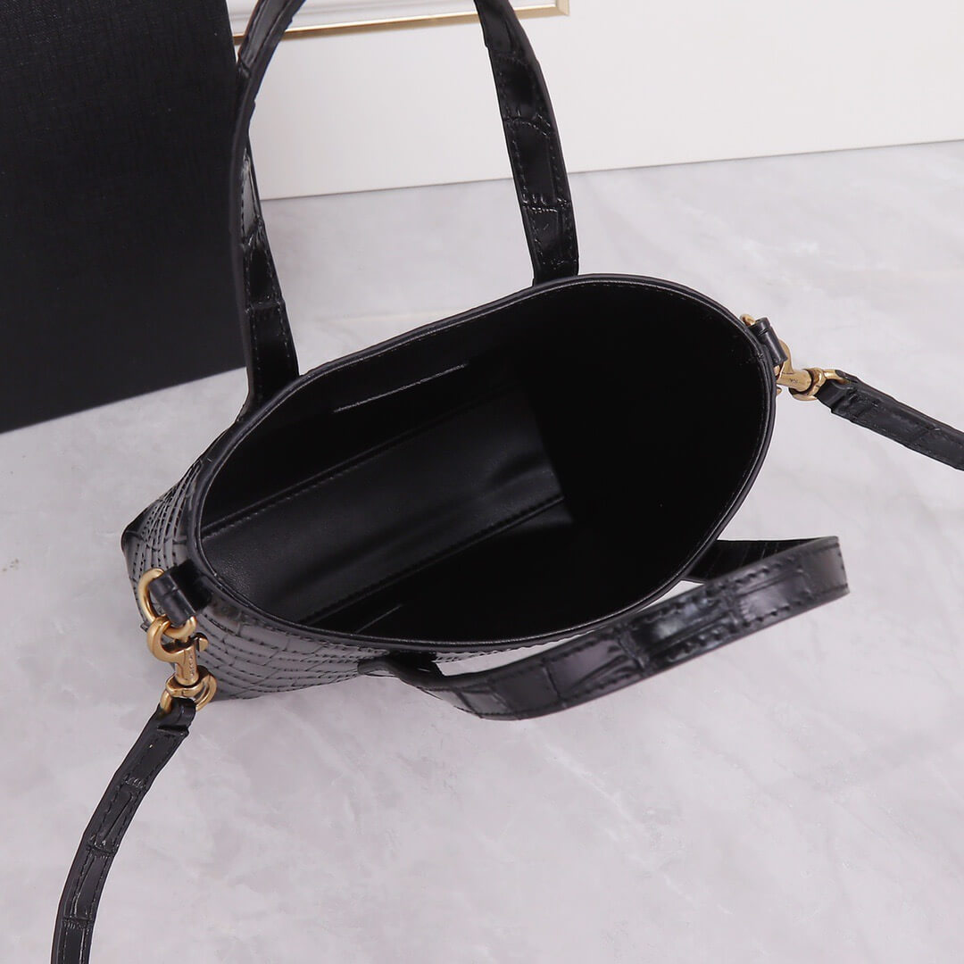 YSL Mini Tote Croc