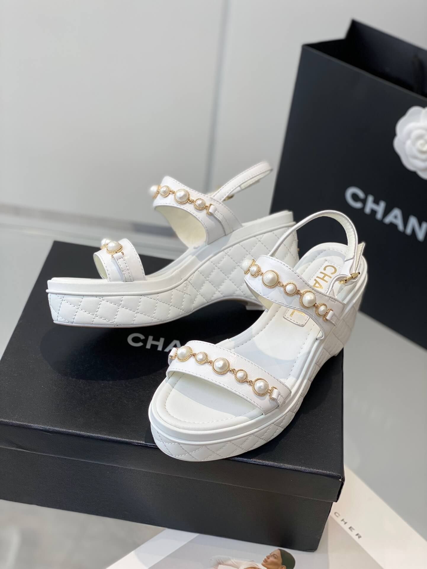 CC Platform Sandals