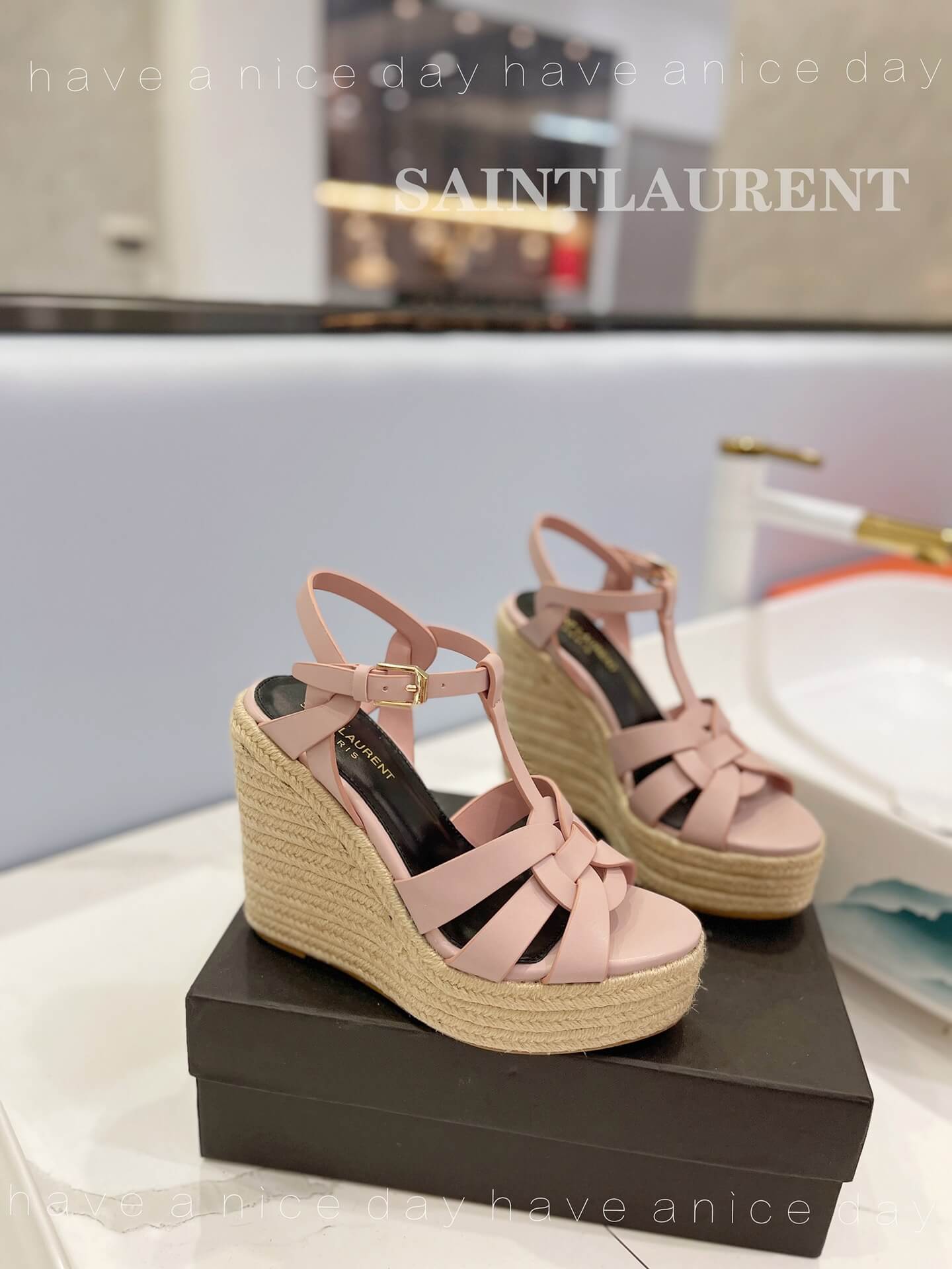 YSL Tribute Wedges