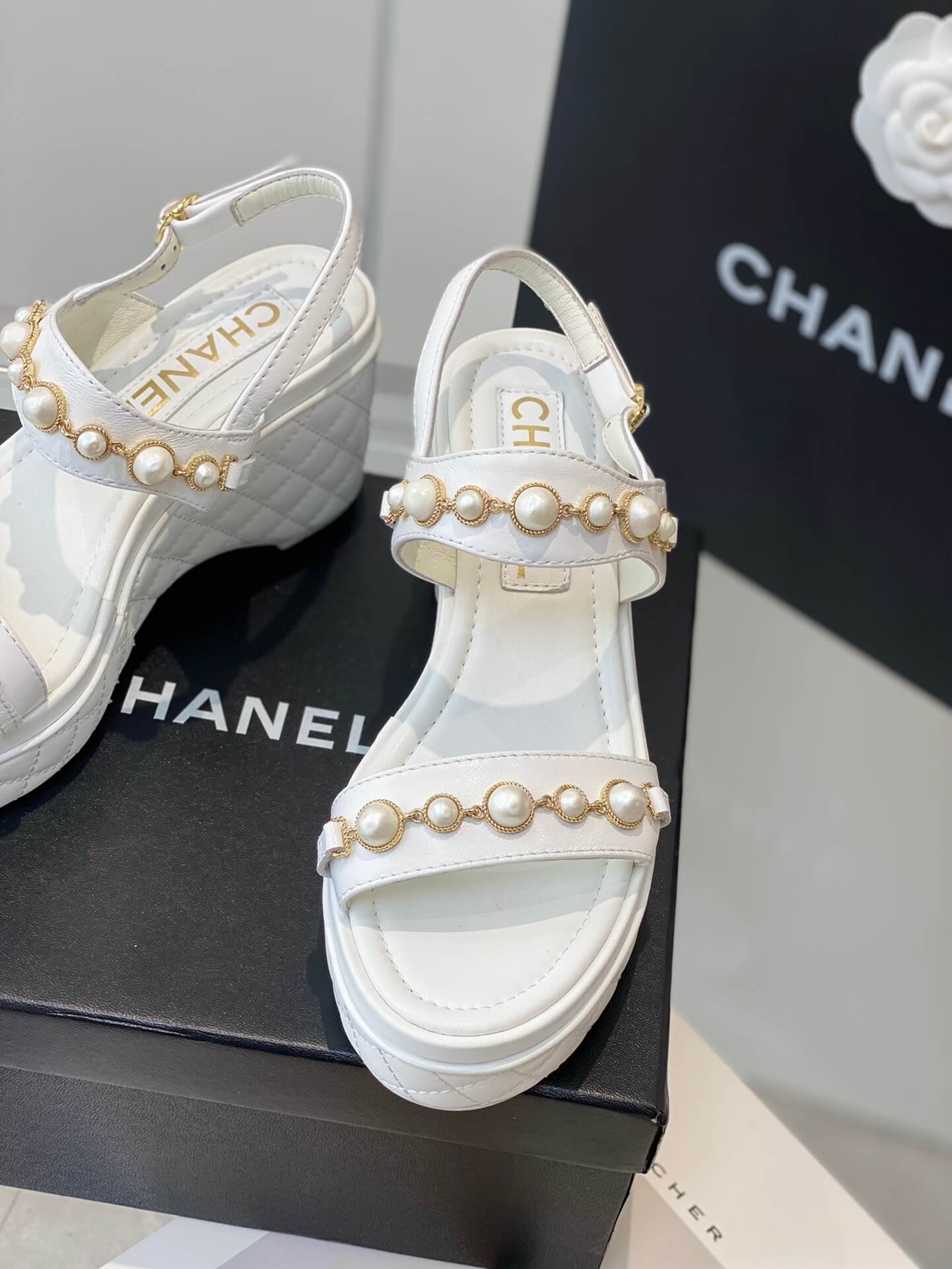CC Platform Sandals