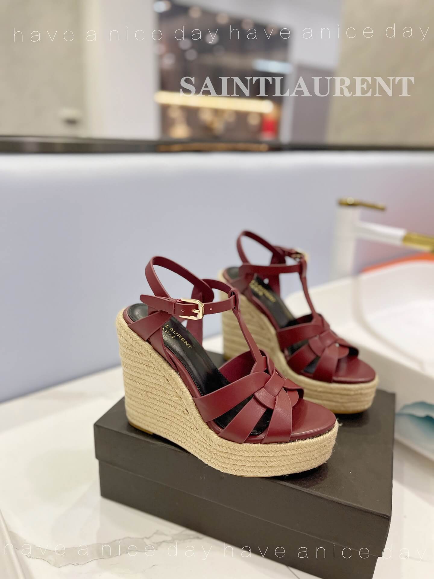 YSL Tribute Wedges