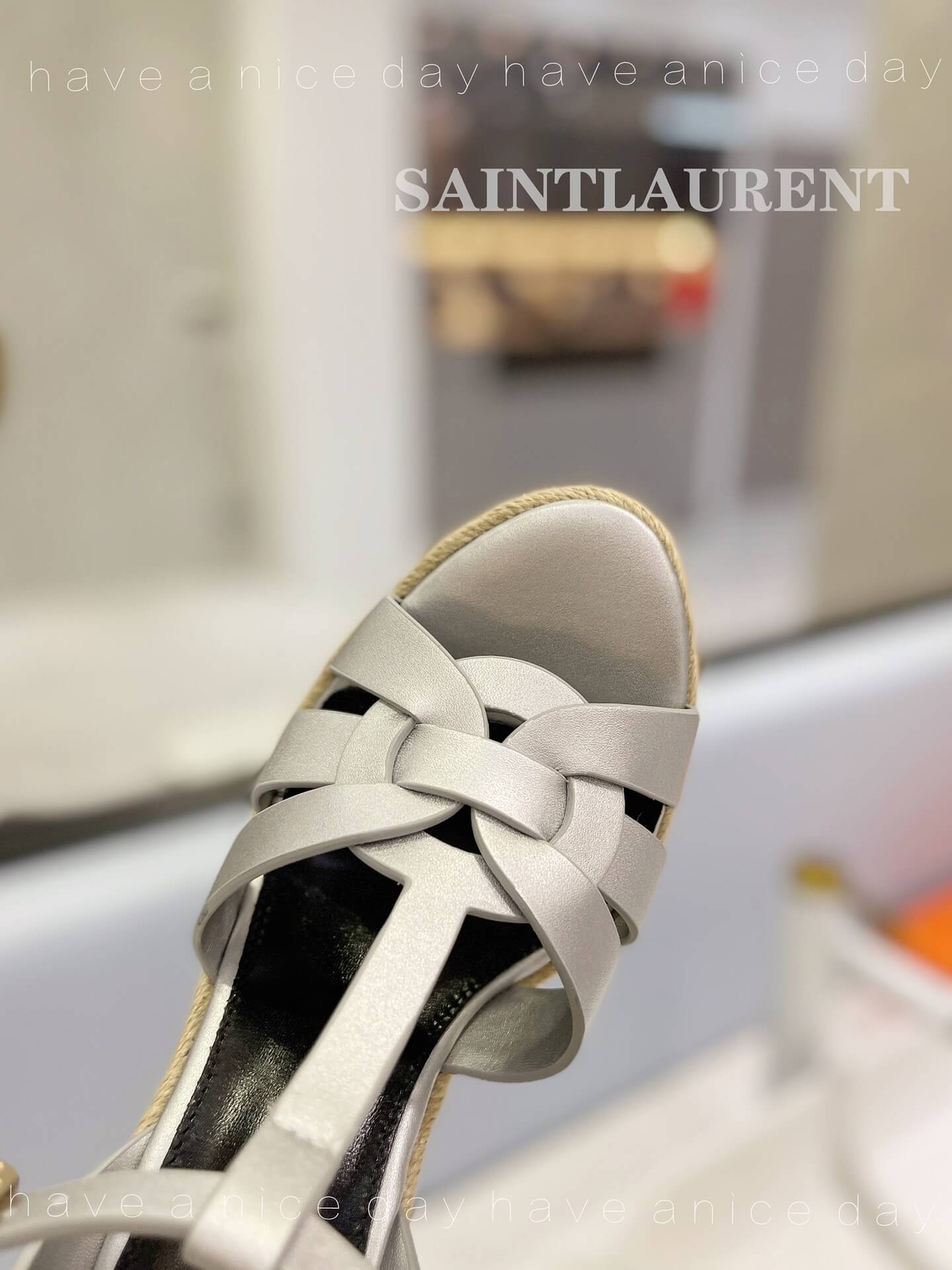YSL Tribute Wedges