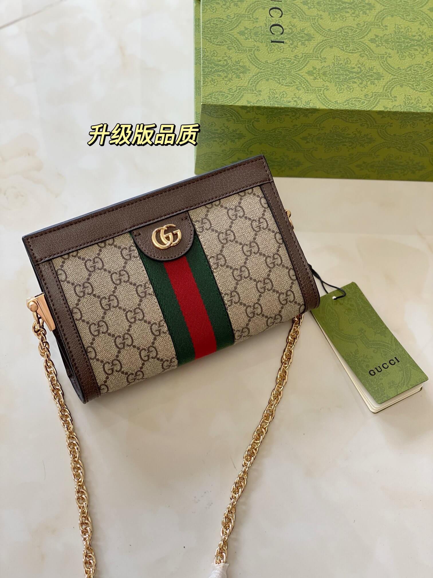 GG Ophidia Supreme Chain Strap Small