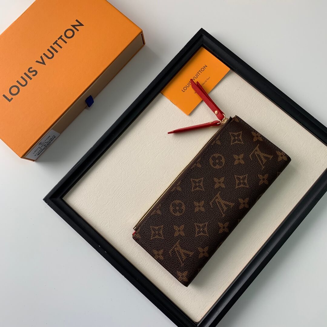 LOUIV Wallet Double Zippers
