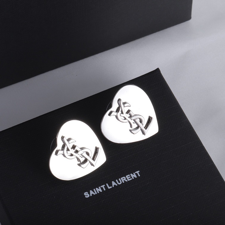 YSL Heart Studs