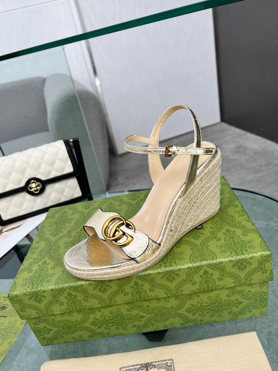 GG Marmont Wedges