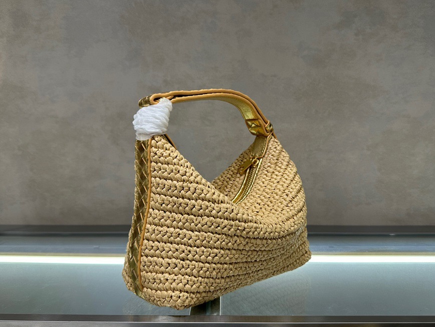 BV Intrecciato Raffia
