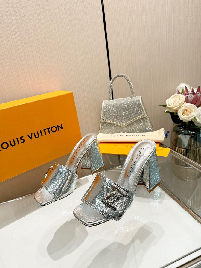 LOUIV Block Heels
