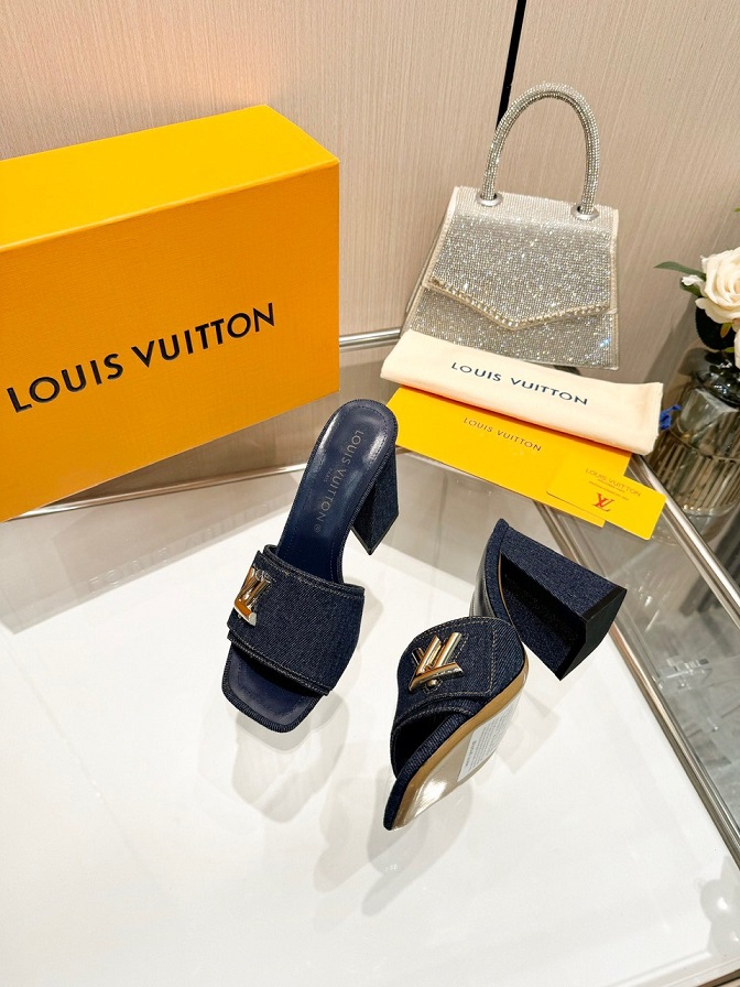 LOUIV Block Heels