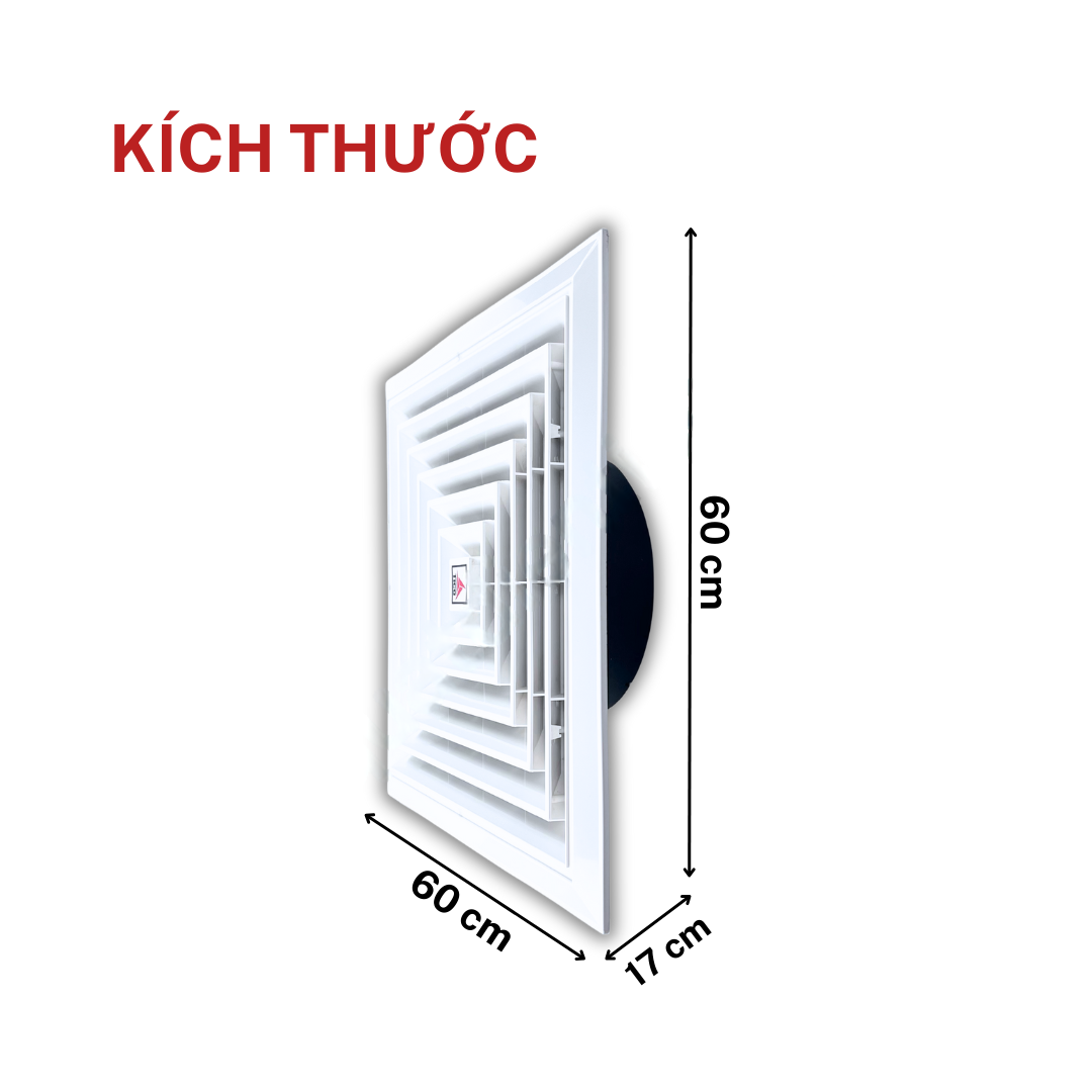 Quạt hút âm trần Tico TC-60AV5 hút thẳng