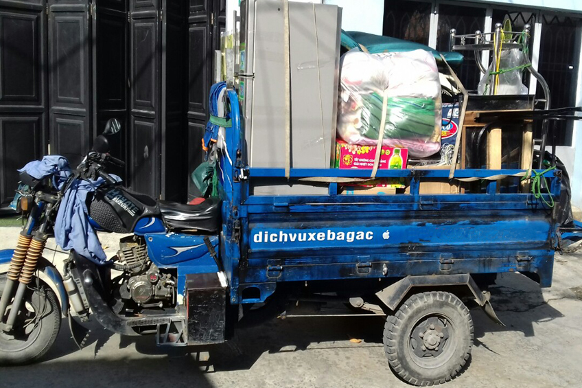 NÊN DÙNG XE BA GÁC HAY XE TẢI KHI TIẾN HÀNH CHUYỂN NHÀ