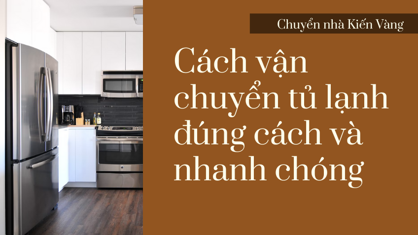 [Hướng dẫn] Cách vận chuyển tủ lạnh đúng cách và nhanh chóng