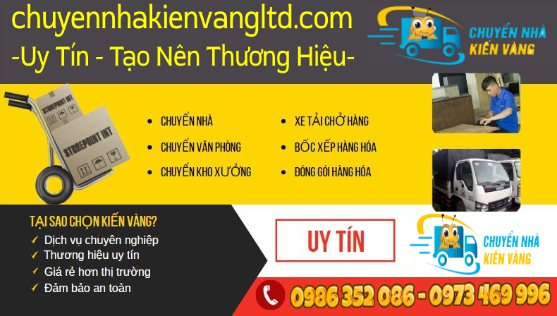 chuyển nhà kiến vàng