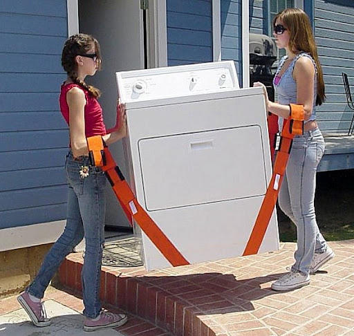 Nhờ giúp đỡ - Cách vận chuyển máy giặt đơn giản