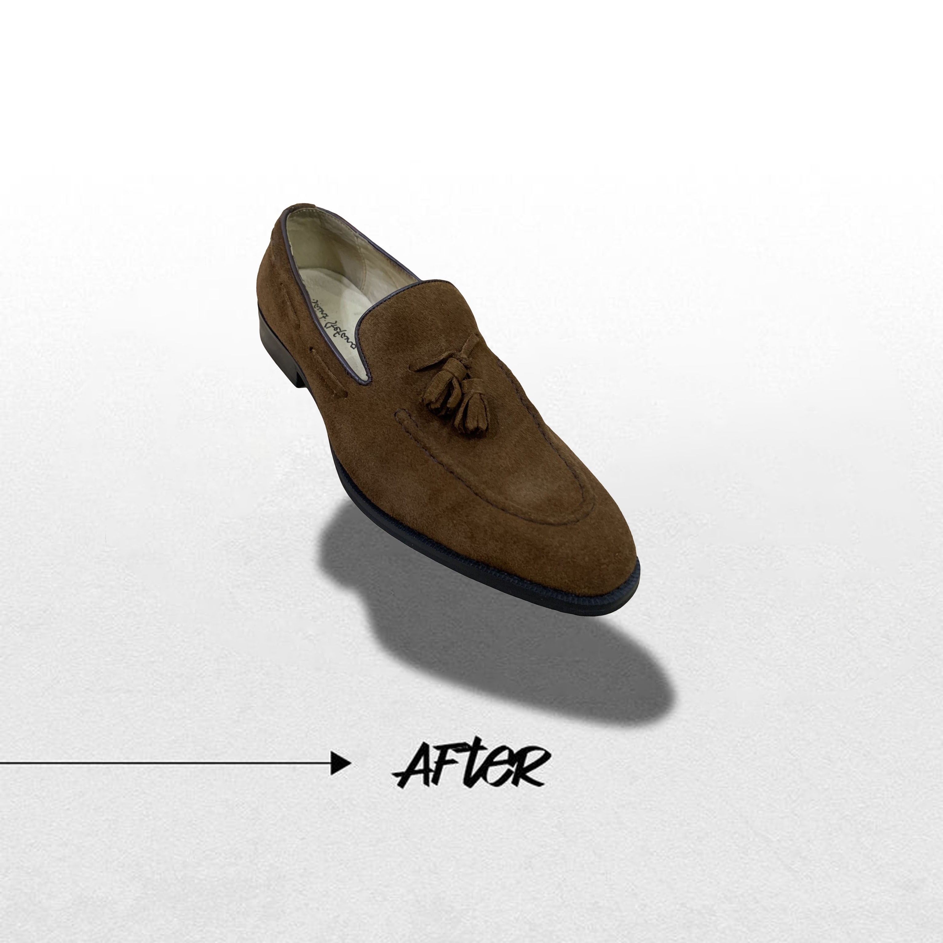 Sau khi vệ sinh da lộn