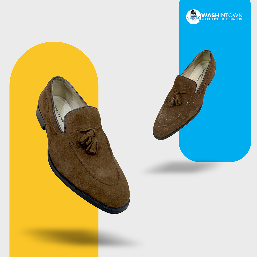 Vệ sinh giày da lộn Suede