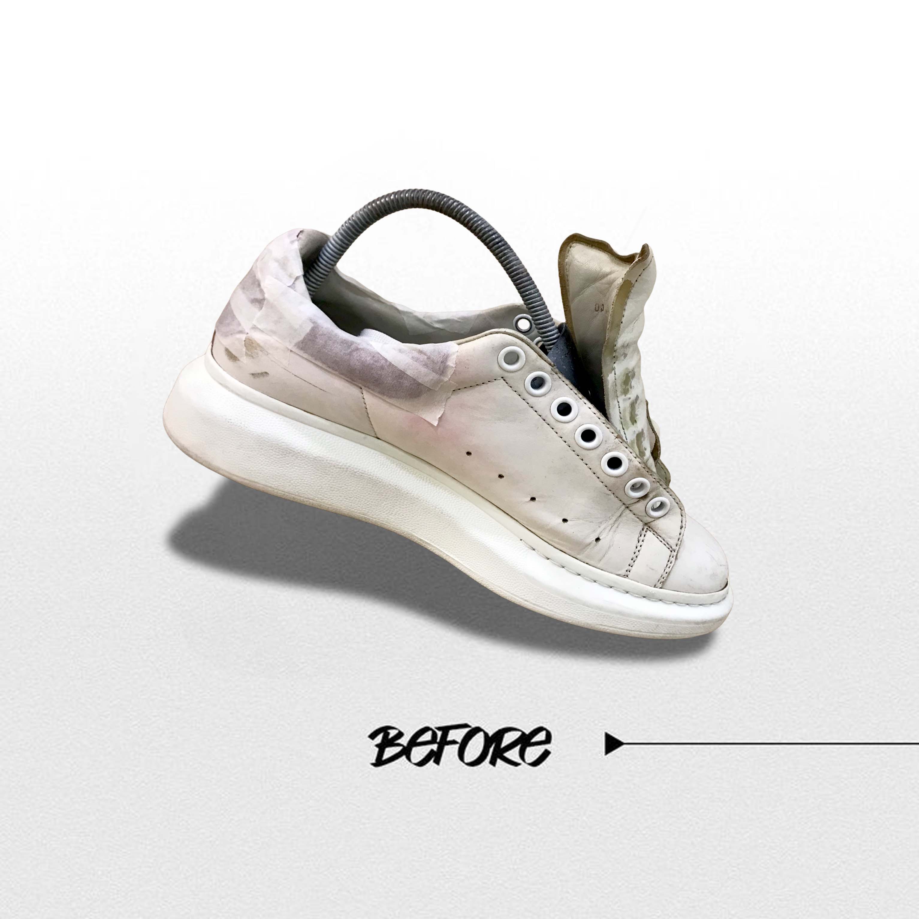 Mài nhám xả xước bề mặt da giày