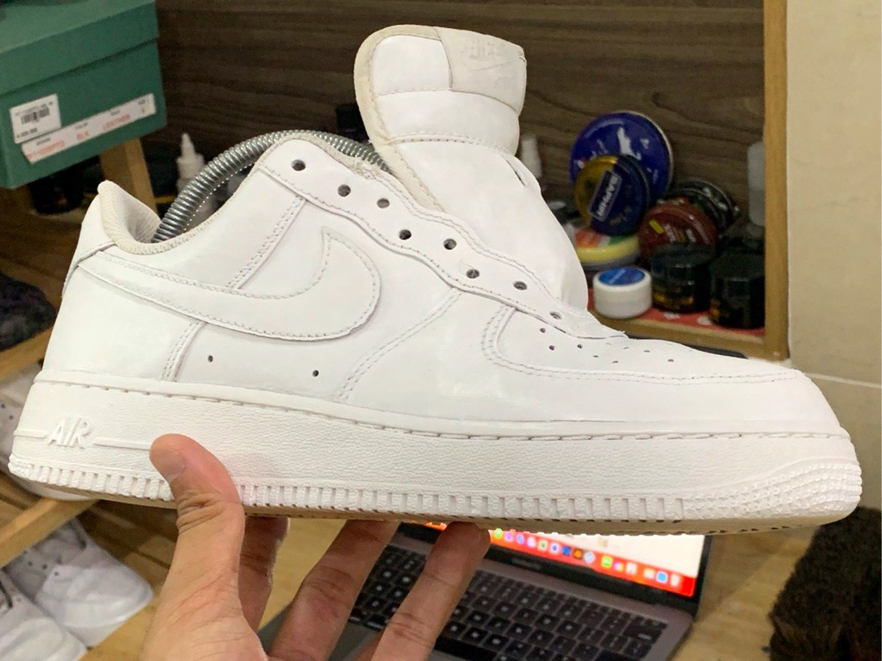 Kết quả repaint giày Nike AirForce 1