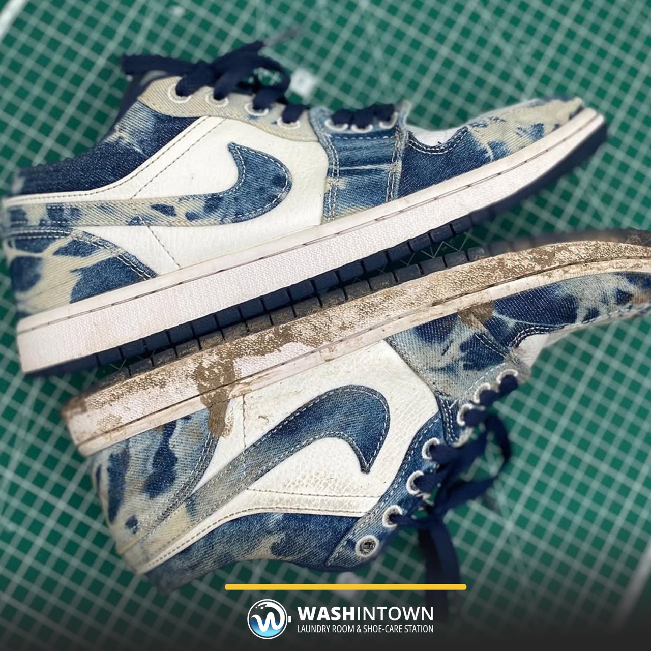 Vệ sinh giày Nike Air Force 1 trắng đúng cách