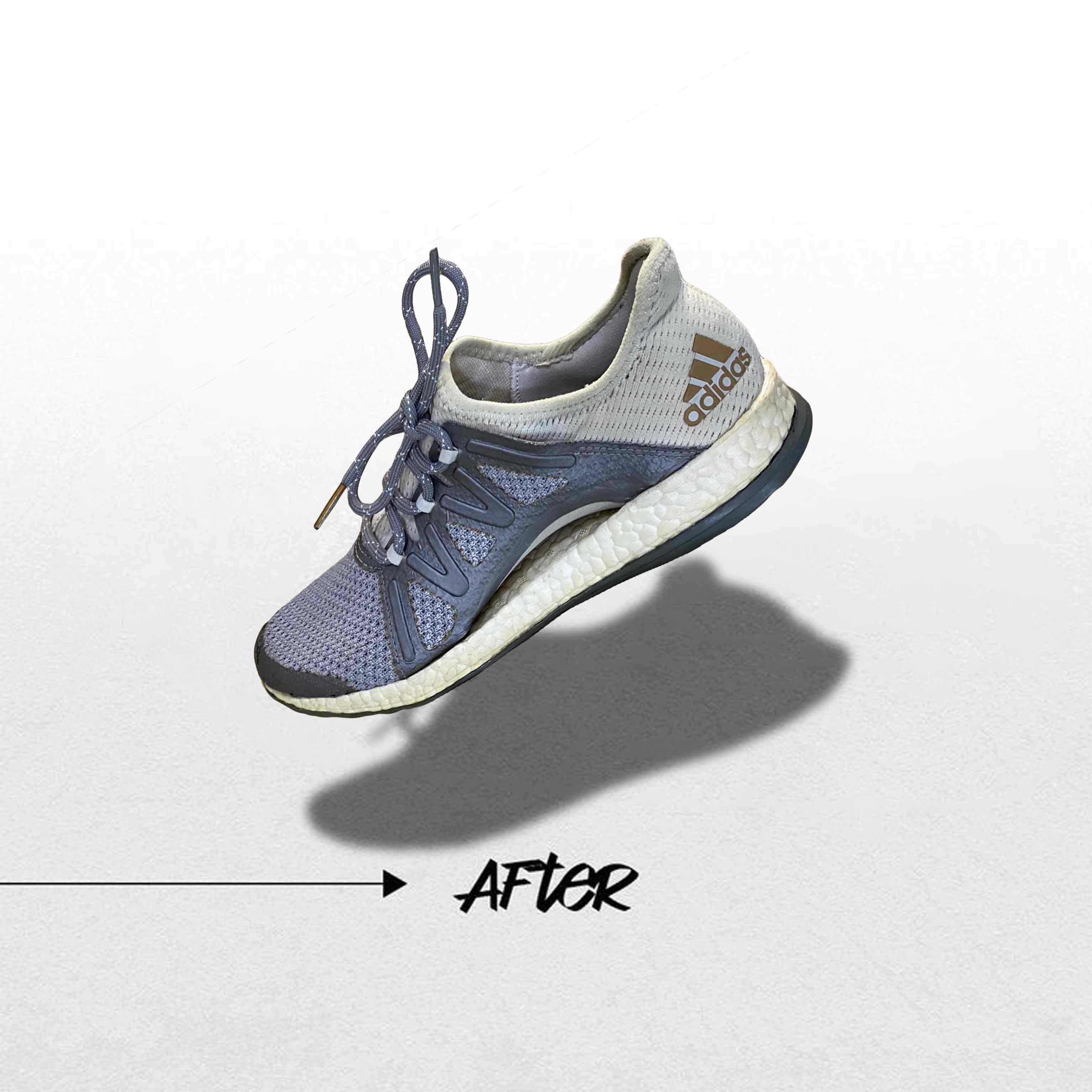 Giày sneaker sau khi dán đế chuyên nghiệp tại Washintown