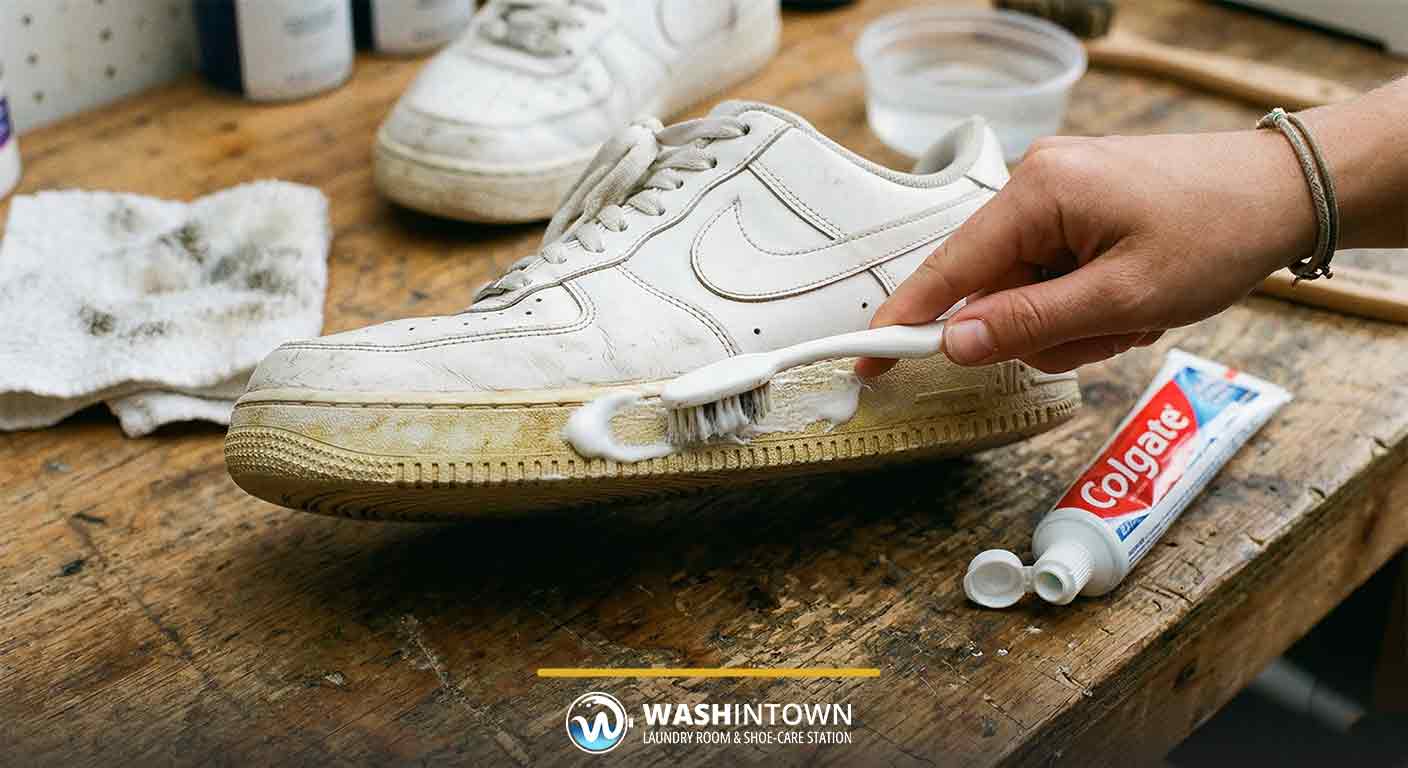 Sử dụng kem đánh răng tẩy ố