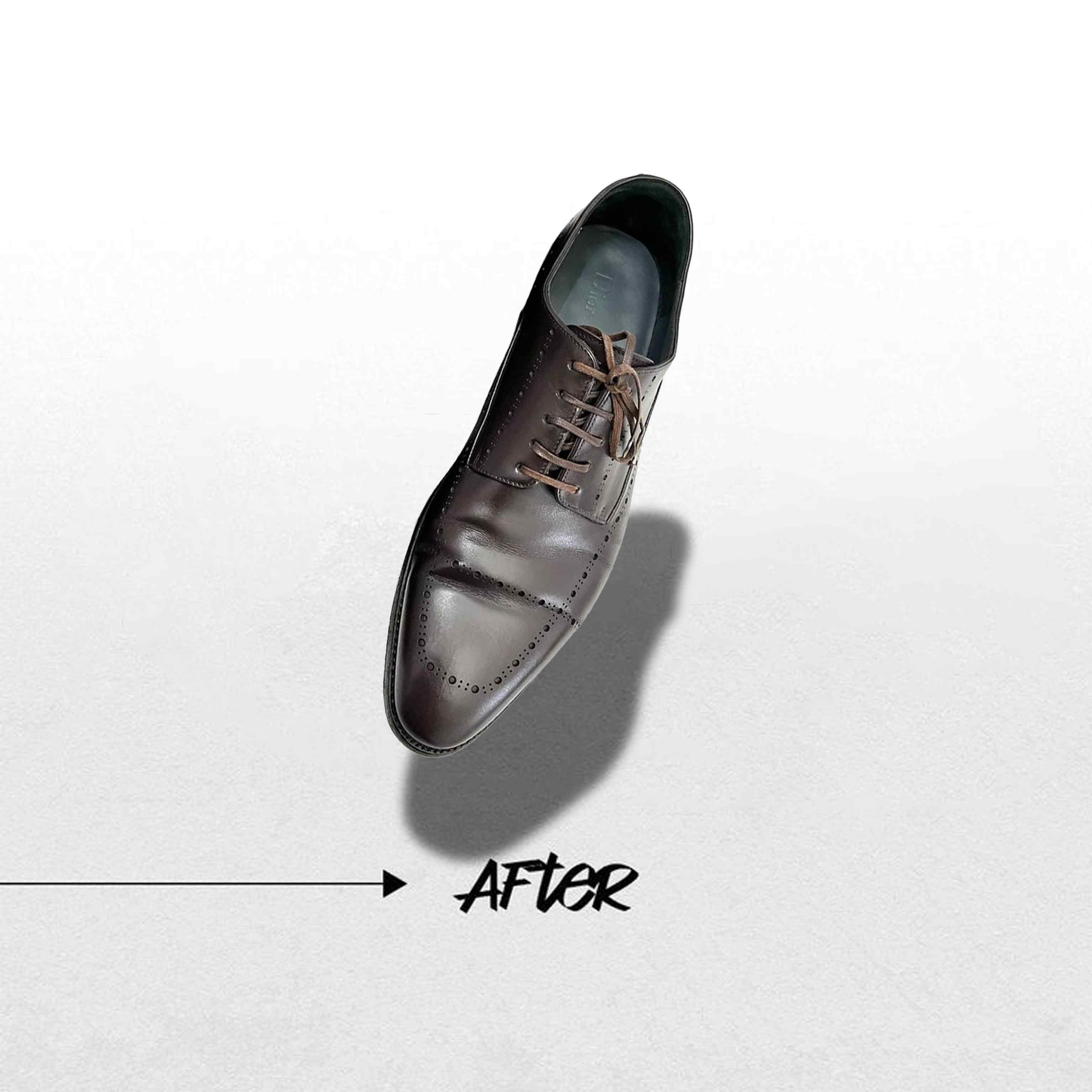 Giày tây sau khi chăm sóc