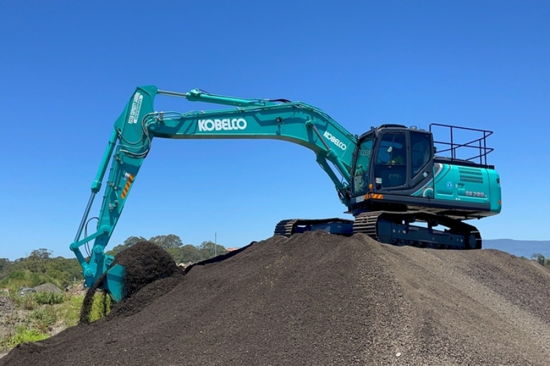 Máy xúc Kobelco được tin dùng