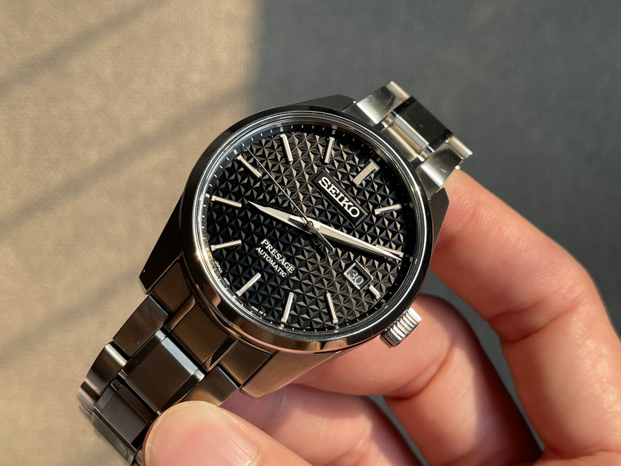 SEIKO PRESAGE AUTOMATIC SHARP EDGED SARX083 BLACK DIAL - QUA SỬ 