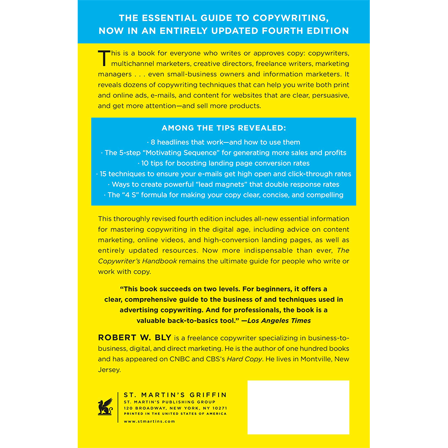 The Copywriter's Handbook: A Step-by-Step Guide to Writing Copy That Sells