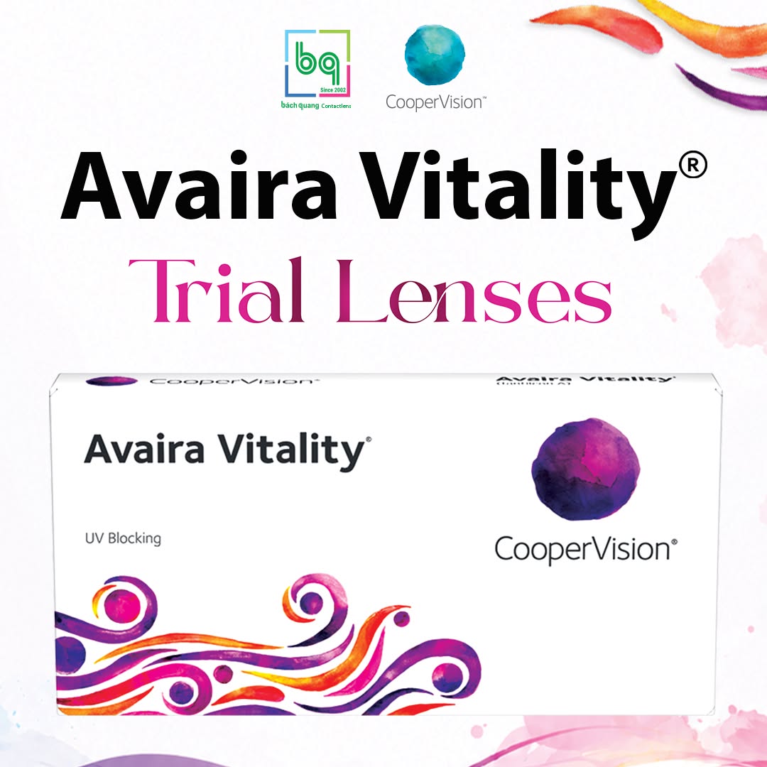 Trải nghiệm miễn phí kính áp tròng Avaira Vitality Trial Lenses
