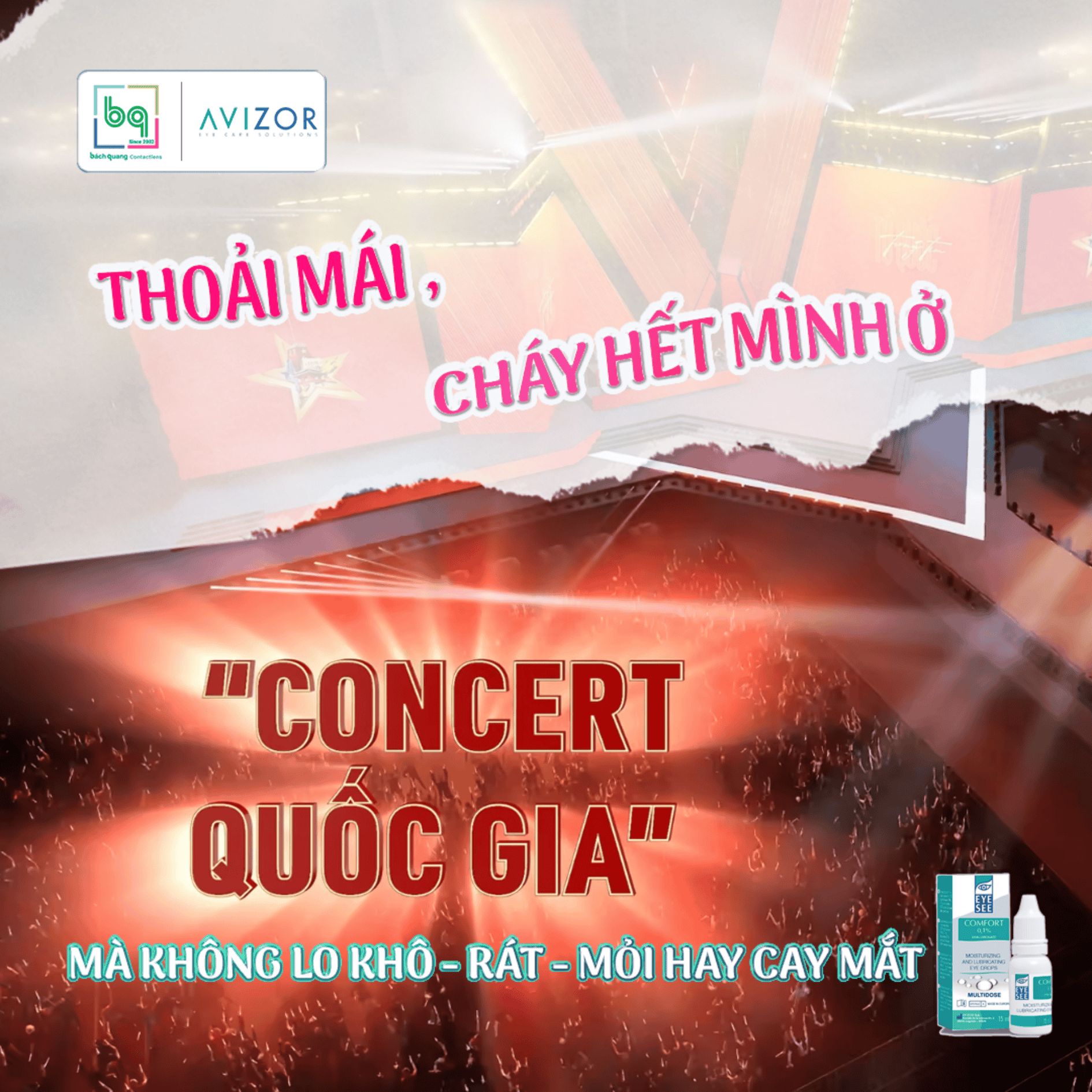 🇻🇳✨ Tham gia Concert Quốc gia 2/9 – Đừng để khô mắt làm ảnh hưởng khoảnh khắc Tự hào dân tộc!