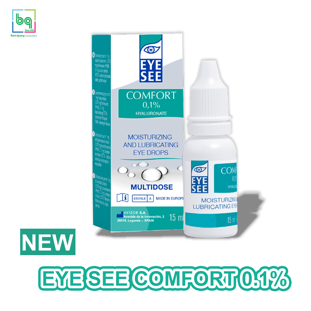 EYE SEE COMFORT 0.1% - GIẢI PHÁP DƯỠNG ẨM TỐI ƯU CHO ĐÔI MẮT