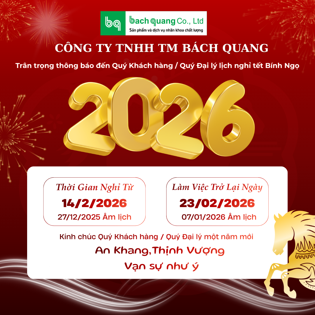 CÔNG TY TNHH TM BÁCH QUANG THÔNG BÁO LỊCH NGHỈ TẾT NGUYÊN ĐÁN 2026