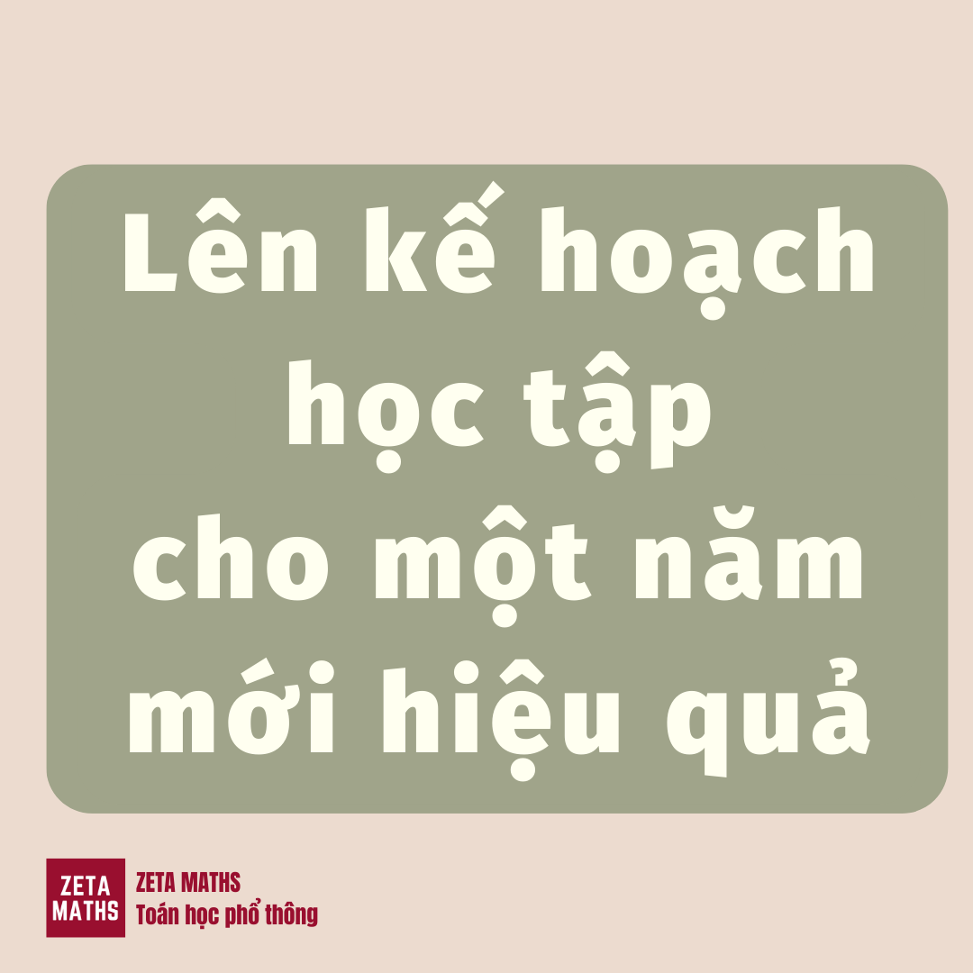 Lên kế hoạch học tập cho năm mới hiệu quả