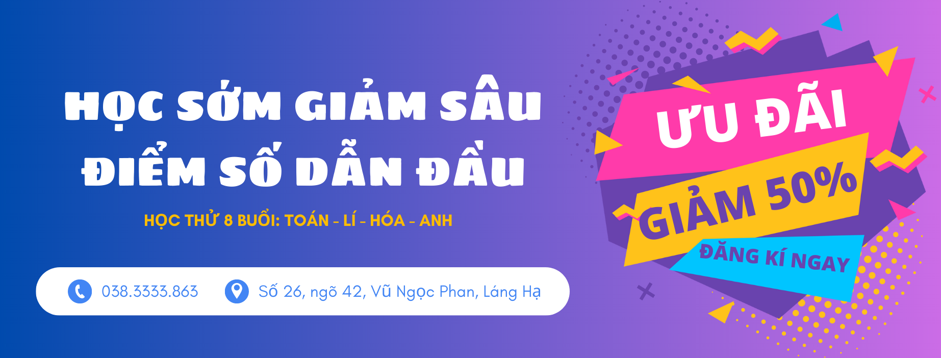 KHAI GIẢNG LỚP HỌC TRƯỚC CHƯƠNG TRÌNH